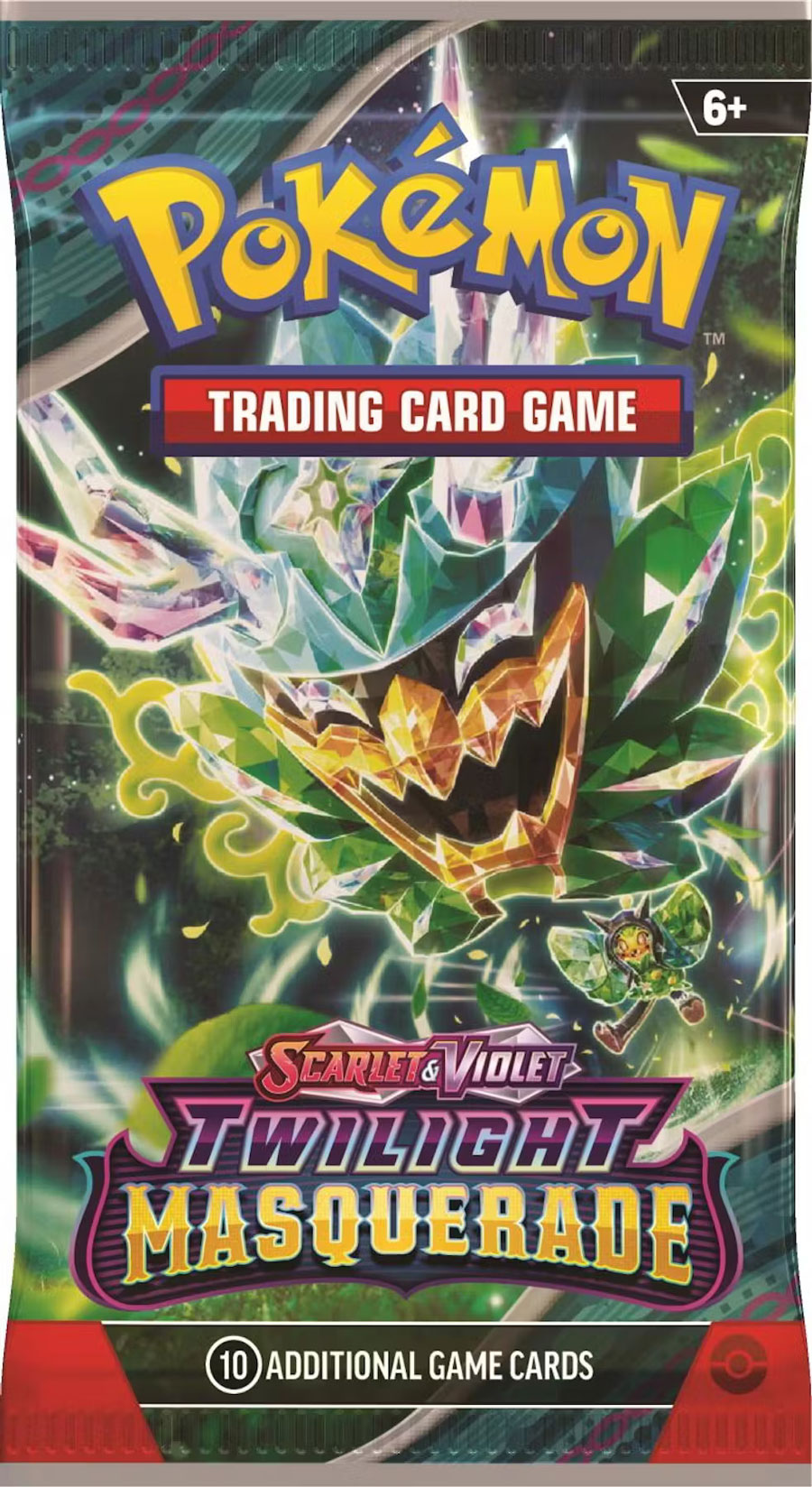 Pokemon Scarlet And Violet 6 Twilight Masquerade Elite Booster Pack