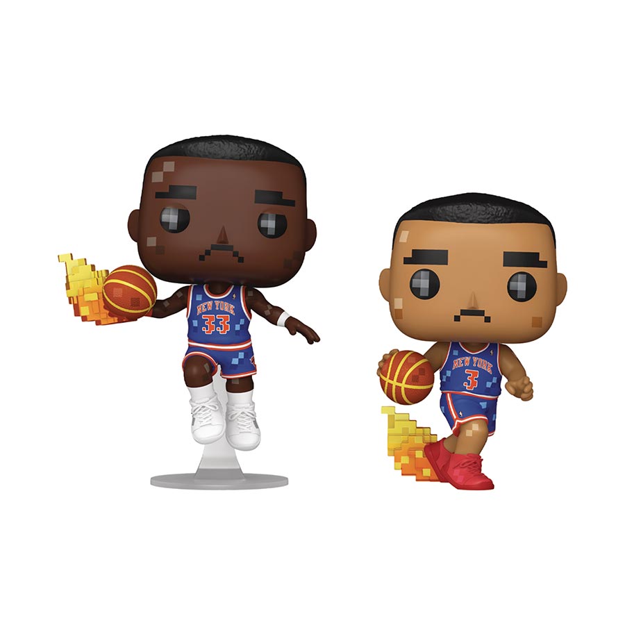 POP NBA Knicks Patrick Ewing And John Starks (NBA JAM) 2-Pack Vinyl Figure