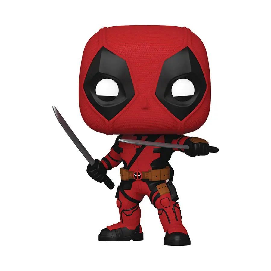 POP Marvel Deadpool & Wolverine Deadpool With Swords Vinyl Bobble Head
