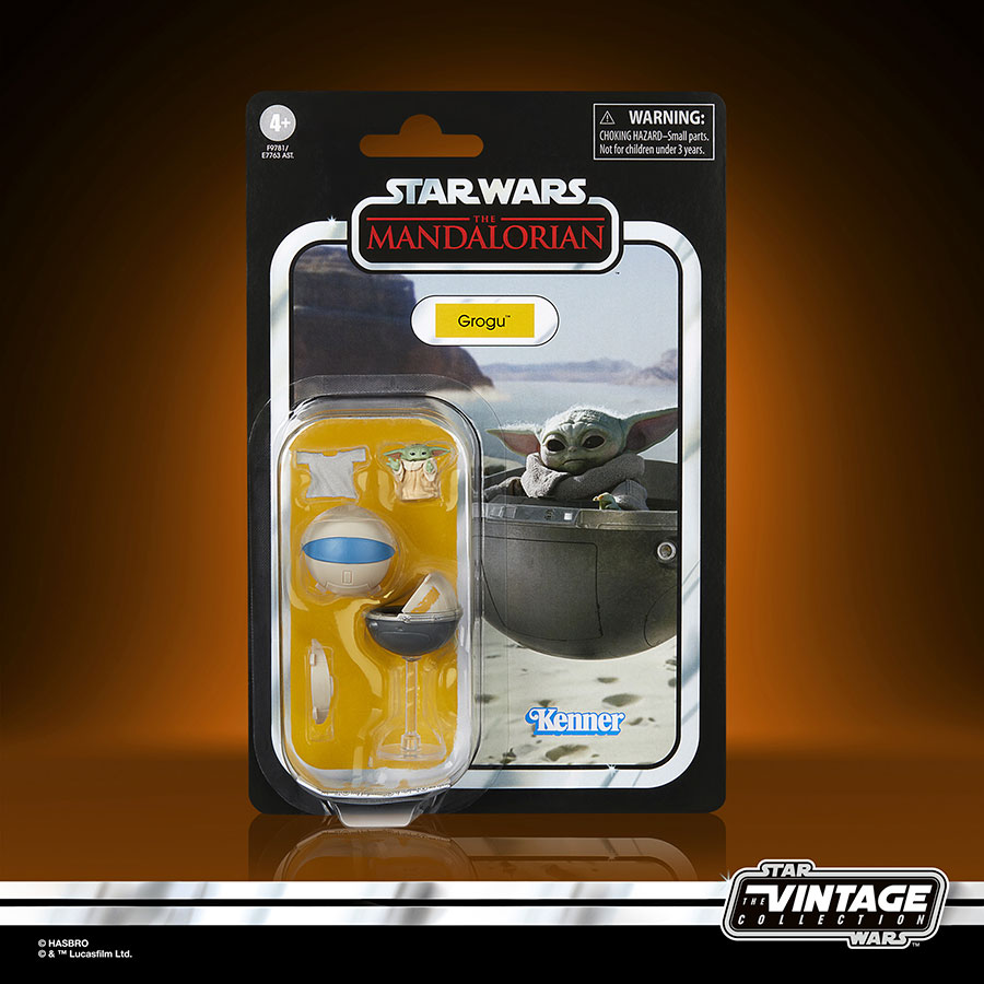 Star Wars Vintage Collection The Mandalorian Grogu 3.75-Inch Action Figure