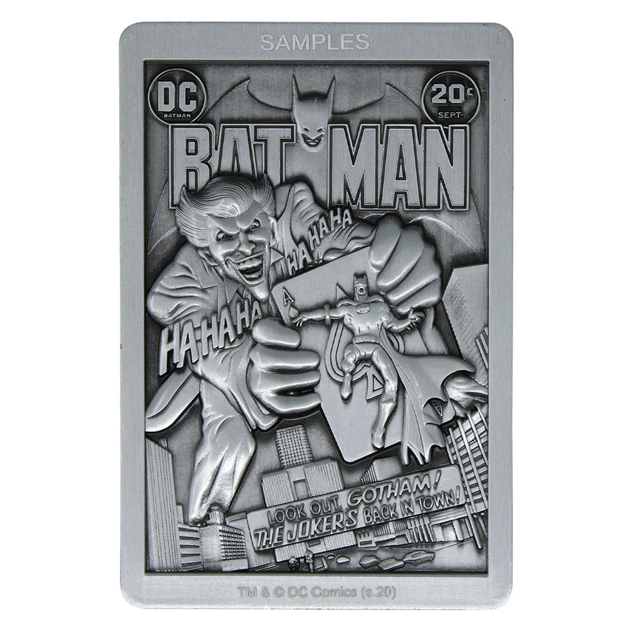 DC Comics Limited Edition Ingot - Joker (Classic)