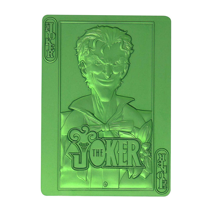 DC Comics Limited Edition Ingot - Joker (Playing Card)