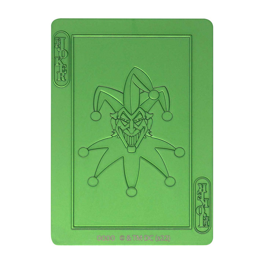 DC Comics Limited Edition Ingot - Joker (Playing Card)