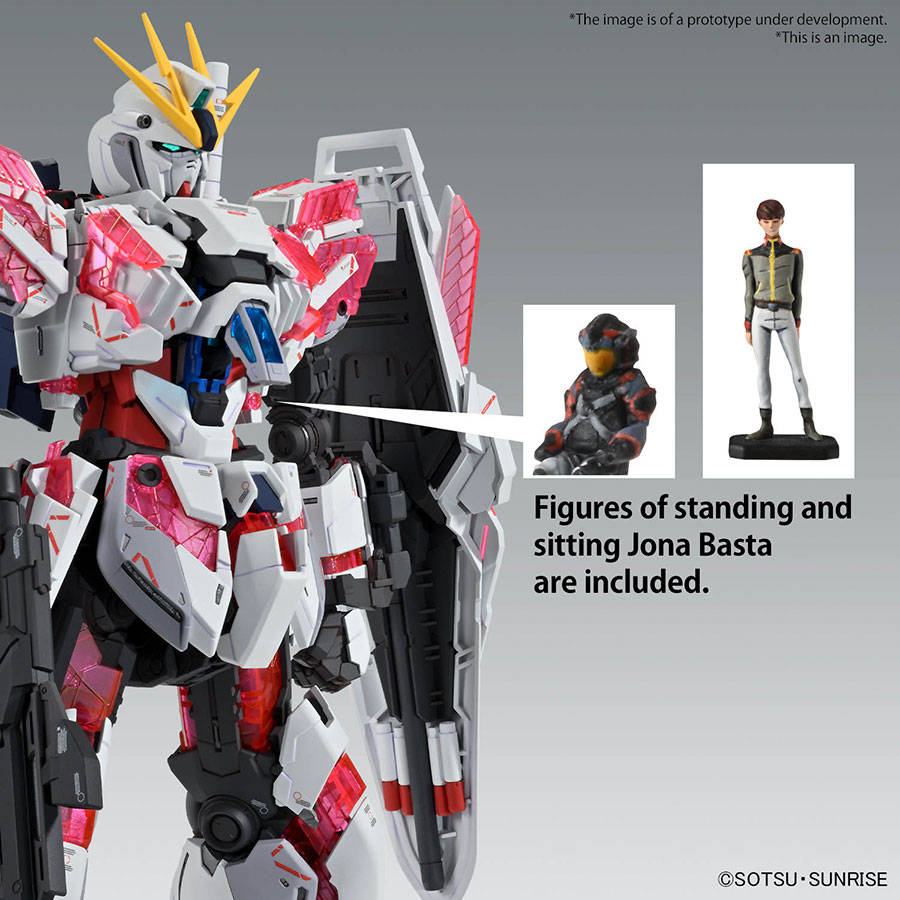 Gundam Master Grade 1/100 Kit - Ver.Ka - Mobile Suit RX-9/C Narrative Gundam C-Packs