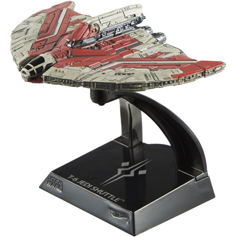 Hot Wheels 1/64 Scale Star Wars Starships Selects Wave R - Ahsoka Tanos T-6 Jedi Shuttle