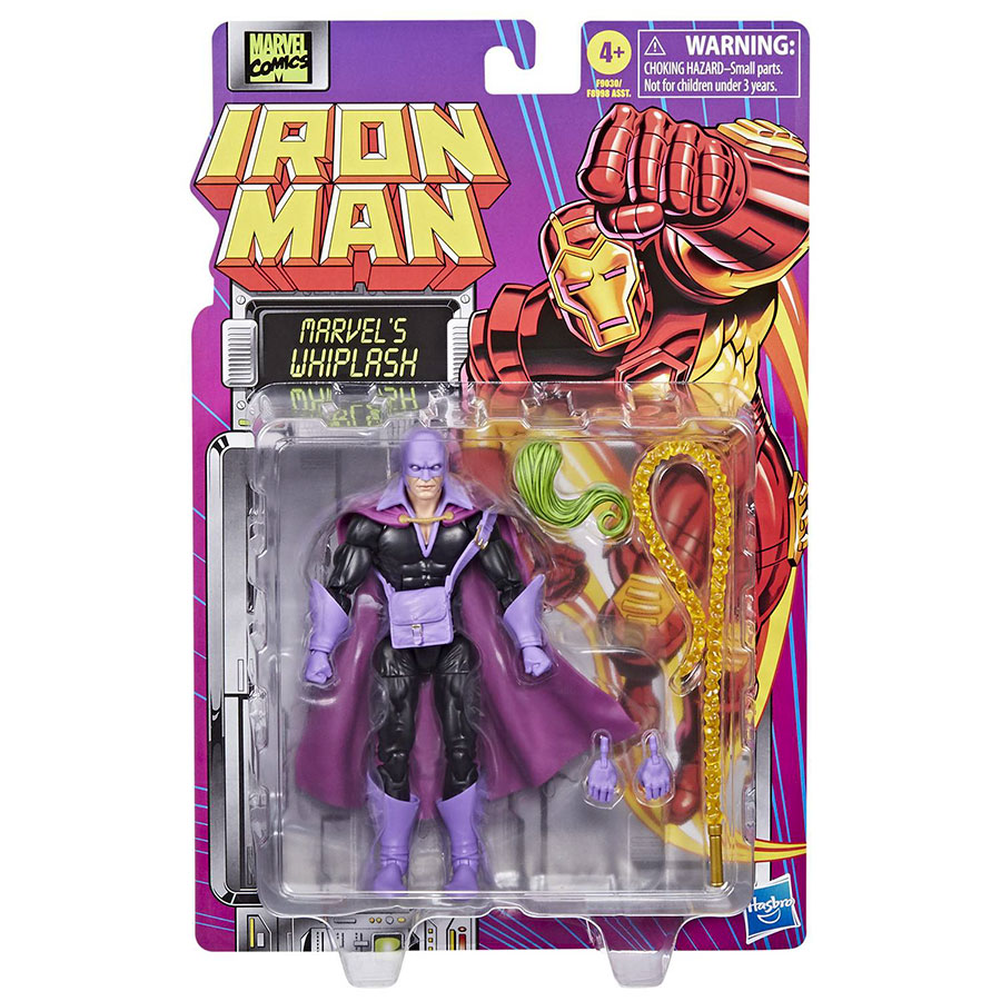 Iron Man Legends Retro Whiplash 6-Inch Action Figure