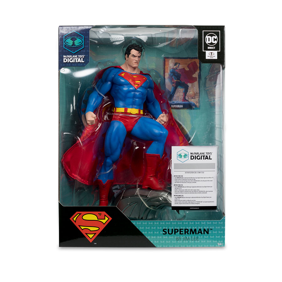 DC Direct Superman By Jim Lee 12-Inch Posed Statue