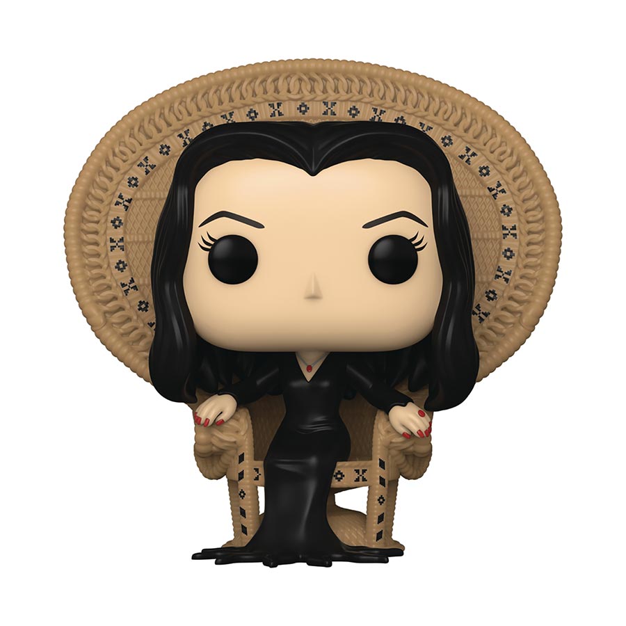 POP Deluxe Addams Family Classics Morticia In Chair Vinyl Figure