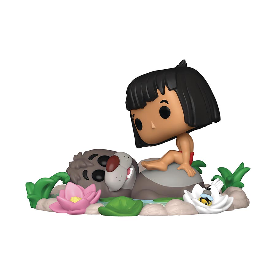 POP Moment The Jungle Book Baloo & Mowgli Vinyl Figure
