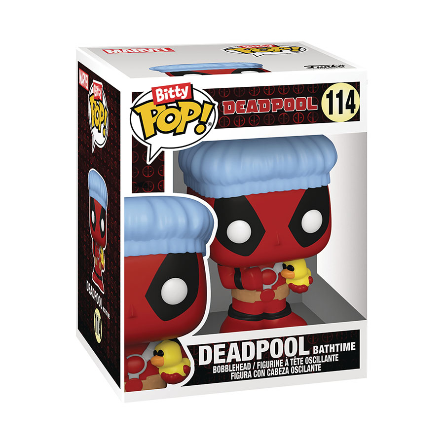 Bitty POP Deadpool Deadpool Series 2 Bathtime 4-Pack Vinyl Figure