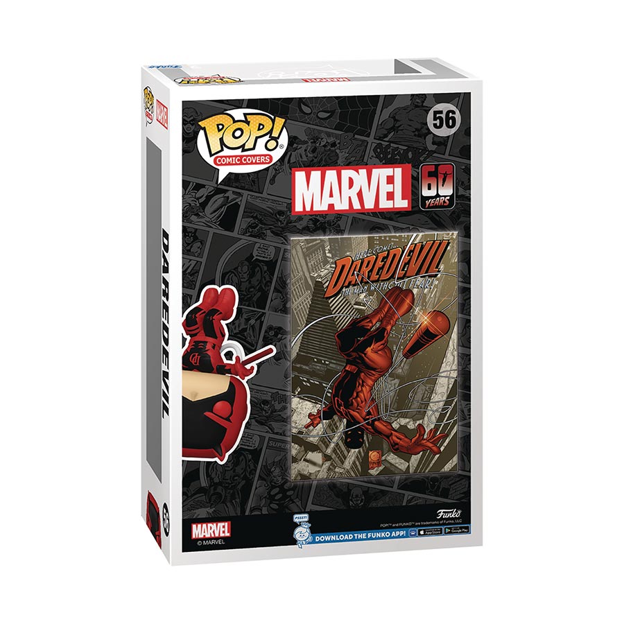 POP Comic Cover Daredevil 60th Anniversary Daredevil #1 Vinyl Bobble Head