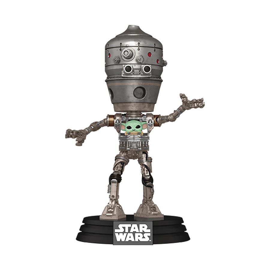 POP Deluxe Star Wars IG-12 With Grogu Vinyl Bobble Head