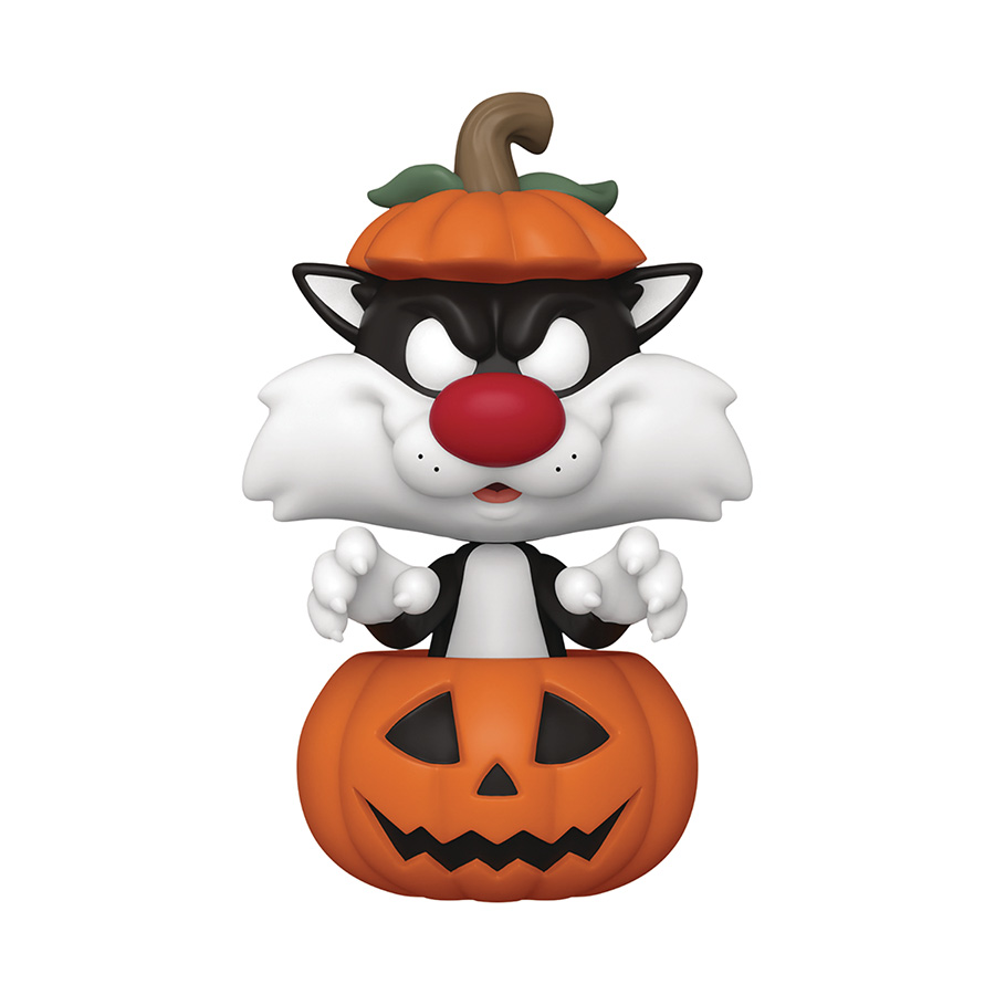 POP Animation Looney Tunes Halloween Sylvester With Pumpkin Vinyl Figure