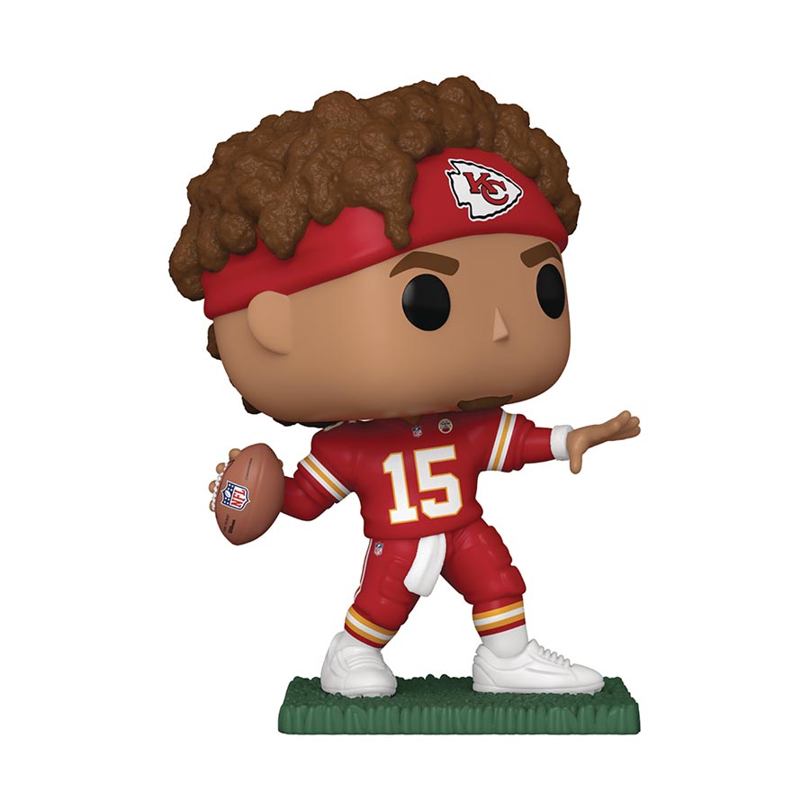 POP NFL Chiefs Patrick Mahomes II In Red Headband Vinyl Figure