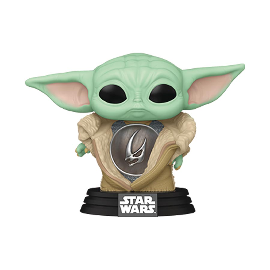 POP Star Wars Din Grogu With Armor Vinyl Bobble Head
