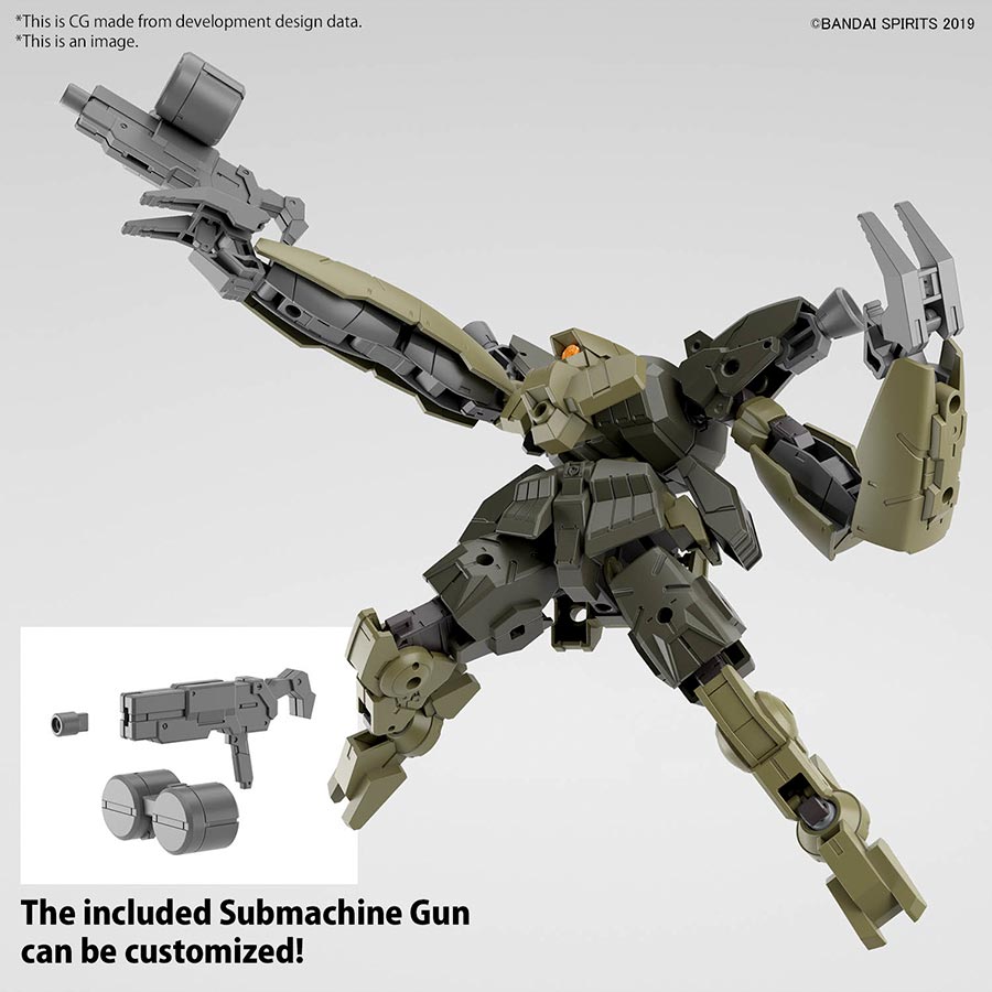 30 Minutes Missions 1/144 Kit #61 bEXM-29 Gardonova (Green)