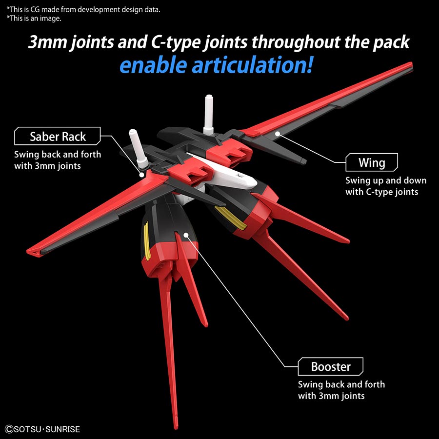 Option Parts Set Gunpla Kit #01 - Aile Striker