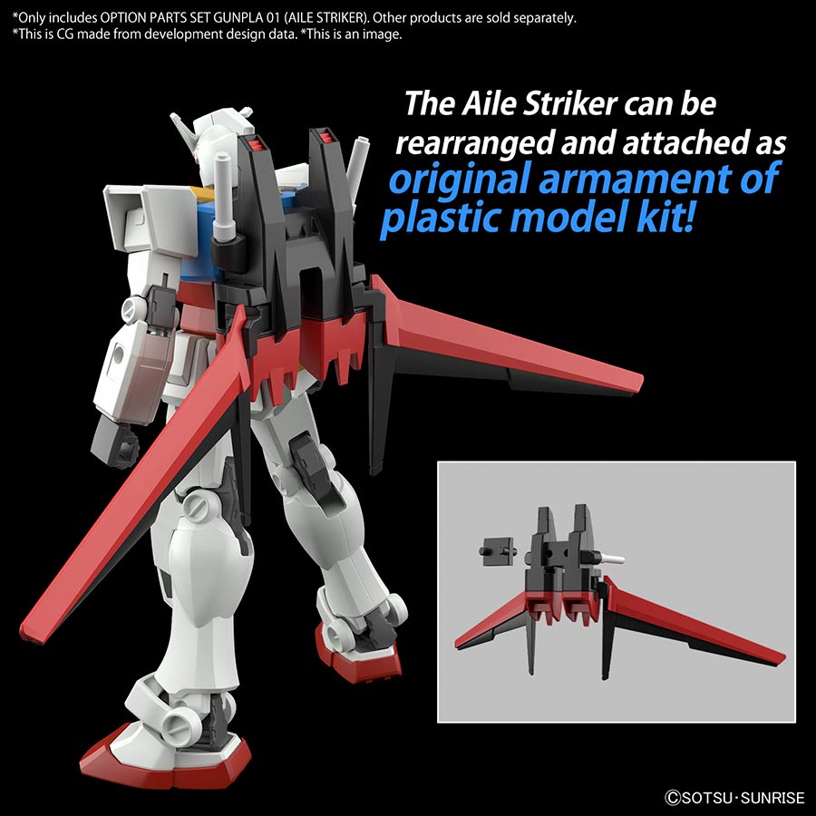 Option Parts Set Gunpla Kit #01 - Aile Striker