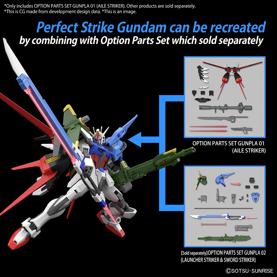 Option Parts Set Gunpla Kit #01 - Aile Striker
