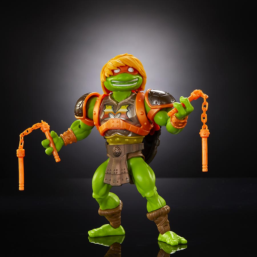 Masters Of The Universe Turtles Of Grayskull Core Michelangelo Action Figure
