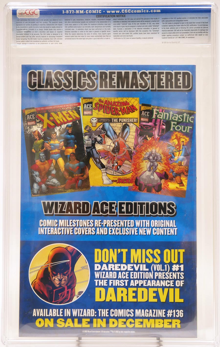 Amazing Spider-Man #1 Cover H Wizard Ace Edition CGC 9.8