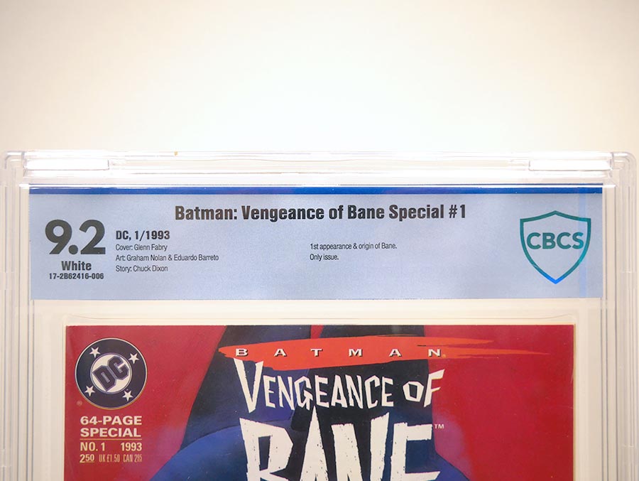 Batman Vengeance Of Bane Special #1 (One Shot) Cover H 1st Ptg CBCS 9.2