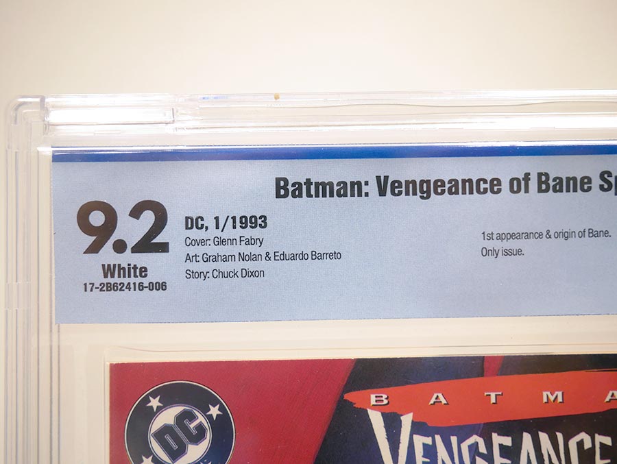 Batman Vengeance Of Bane Special #1 (One Shot) Cover H 1st Ptg CBCS 9.2