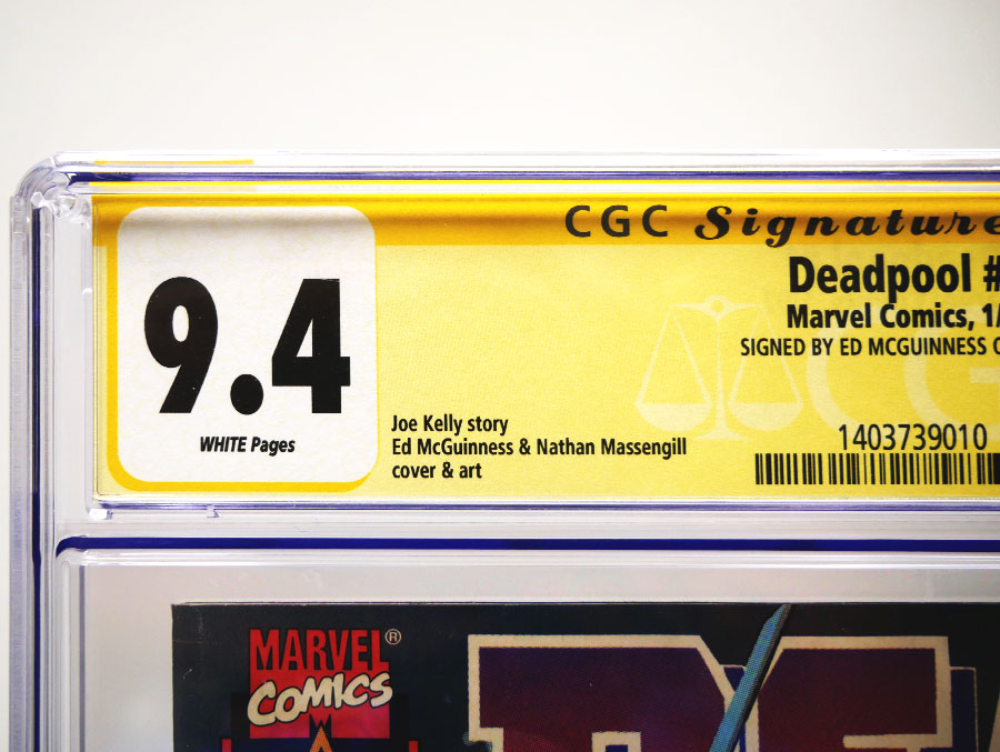 Deadpool Vol 2 #1 Cover G Signed By Ed McGuinness CGC Signature Series 9.4