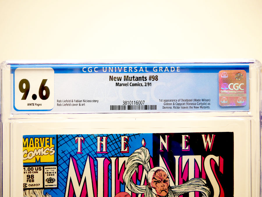 New Mutants #98 Cover F CGC 9.6