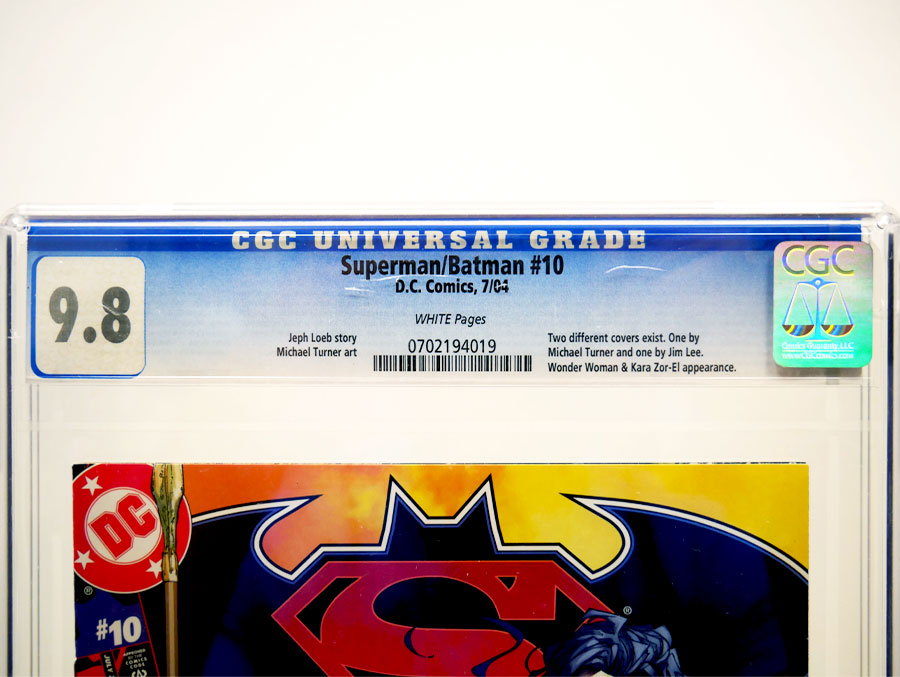 Superman Batman #10 Cover D Michael Turner Cover CGC 9.8