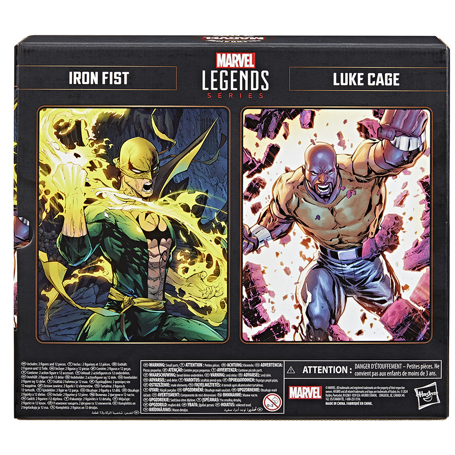 Marvel 85th Anniversary Legends Iron Fist & Luke Cage 6-Inch 2-Pack Action Figure