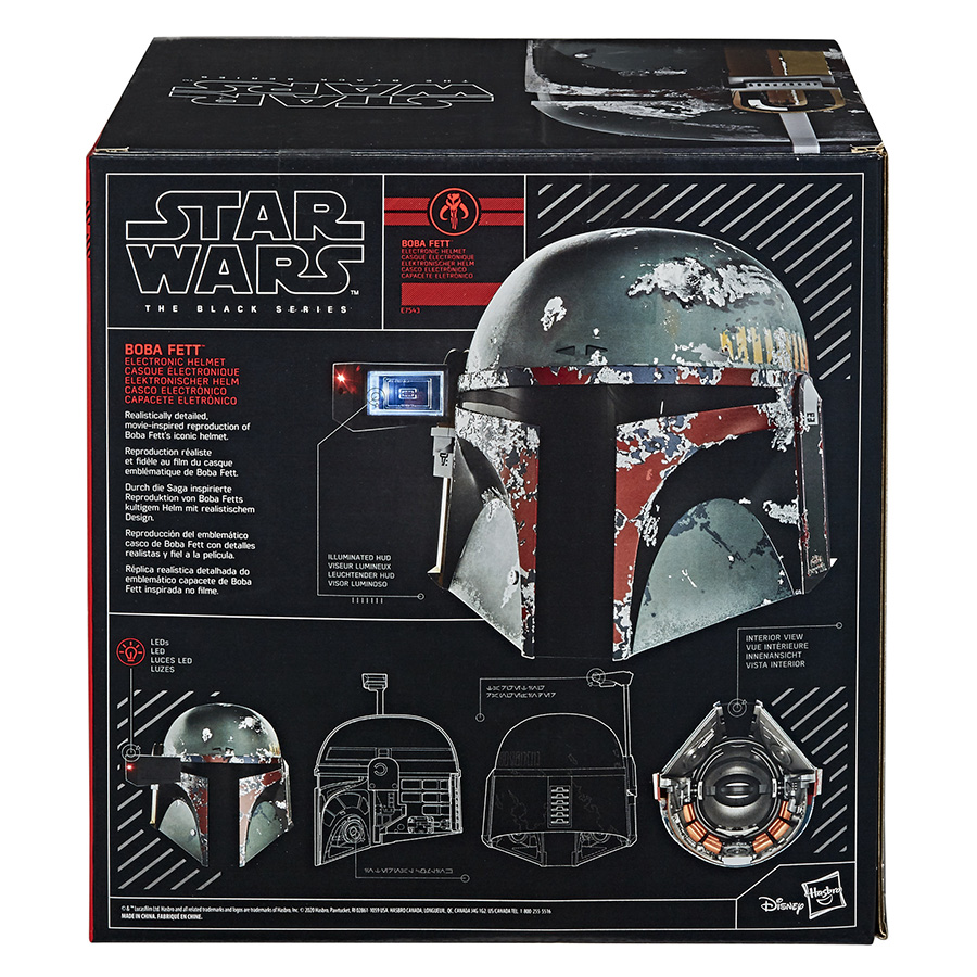 Star Wars Black Series Empire Strikes Back Boba Fett Electric Helmet