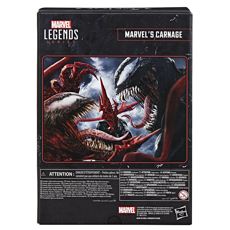 Venom Legends Venom Let There Be Carnage Marvels Carnage 6-Inch Action Figure