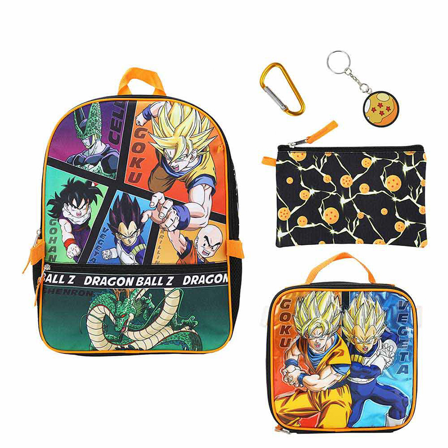 Dragon Ball Z 5-Piece Youth Backpack Set