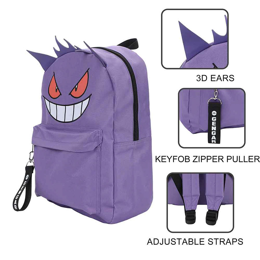 Pokemon Gengar 3D Laptop Backpack