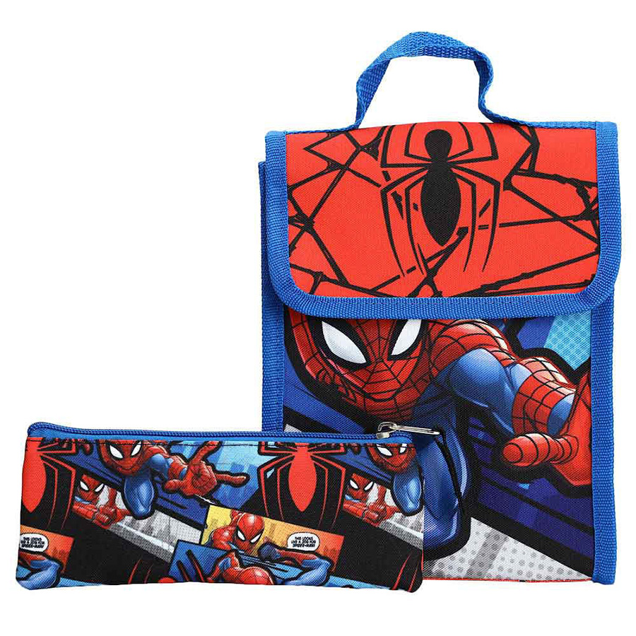 Marvel Spider-Man 6-Piece Youth Backpack Set