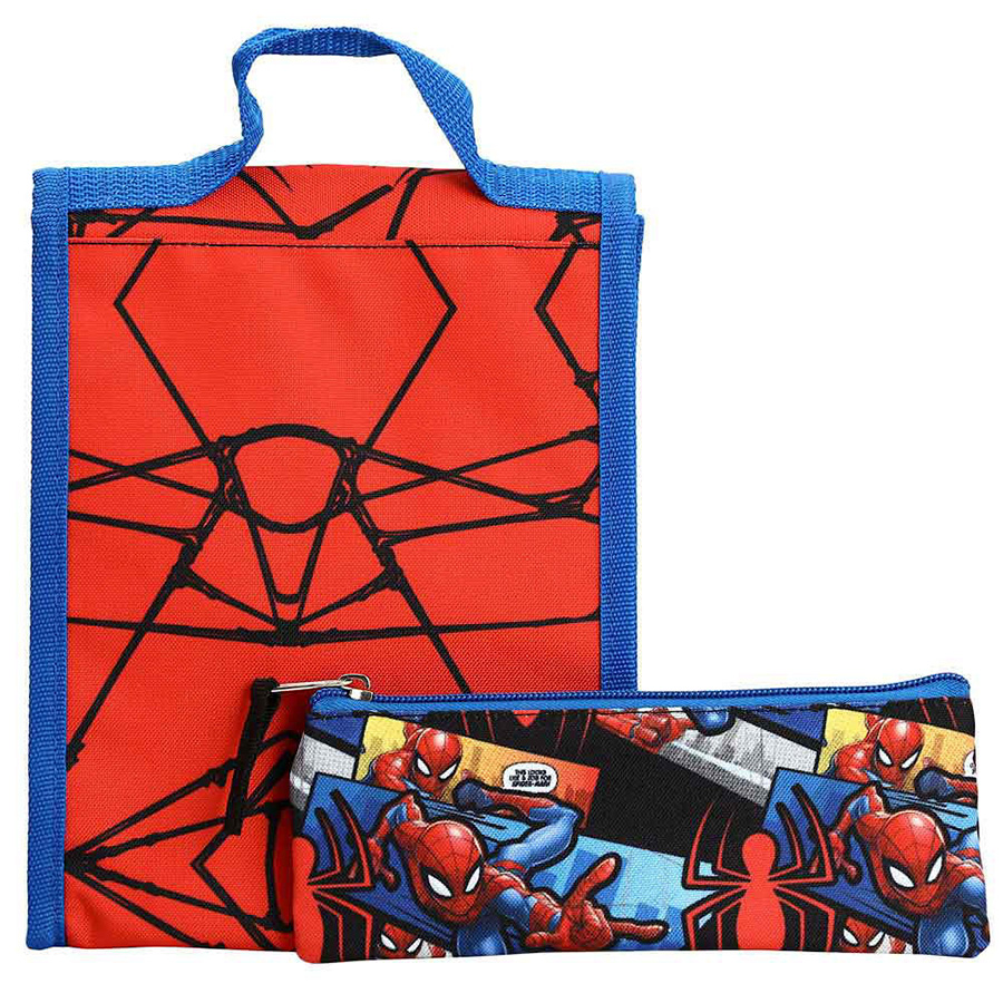 Marvel Spider-Man 6-Piece Youth Backpack Set