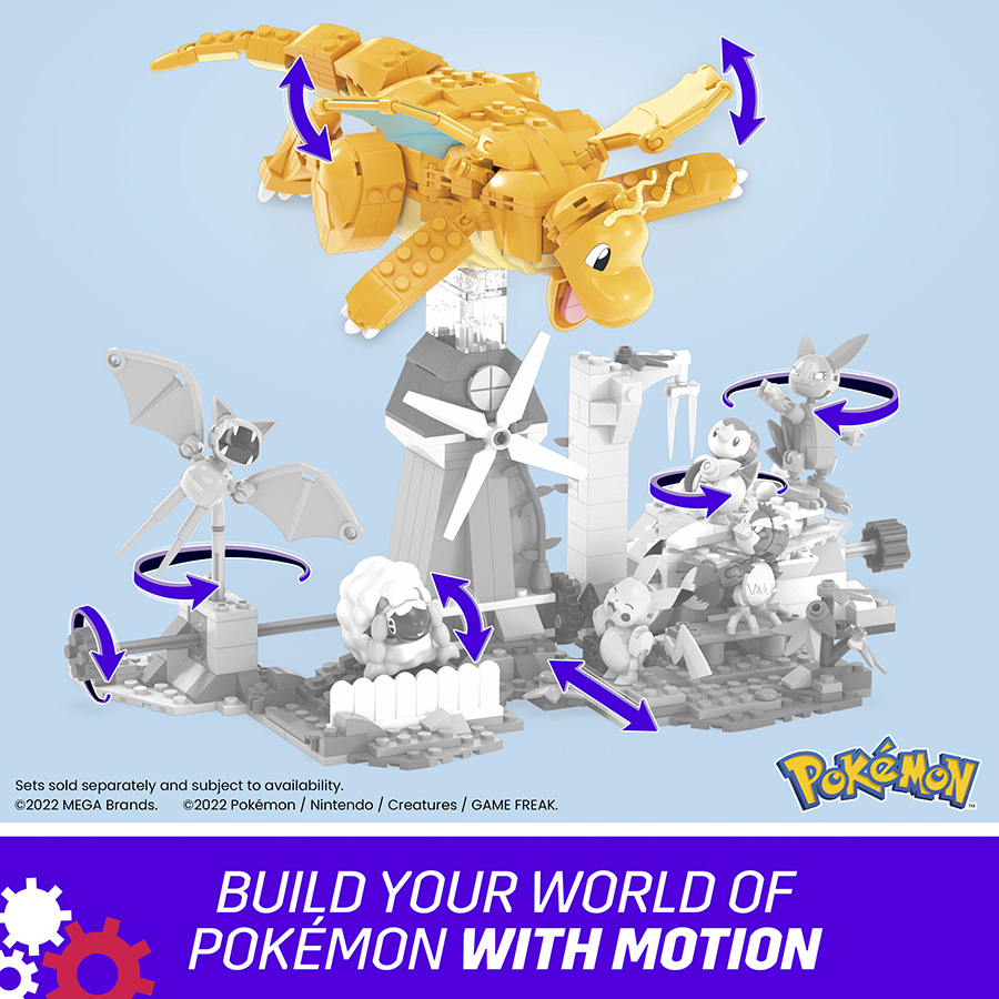 Mega Pokemon Atom Block Dragonite Set