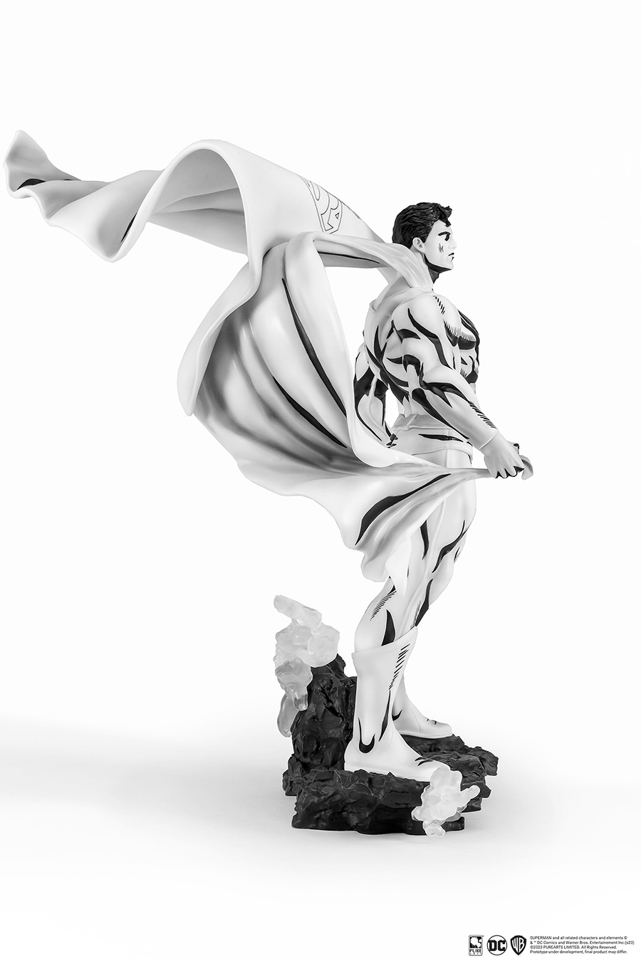 DC Heroes Superman SDCC 2024 Black & White Previews Exclusive 1/8 Scale PVC Statue