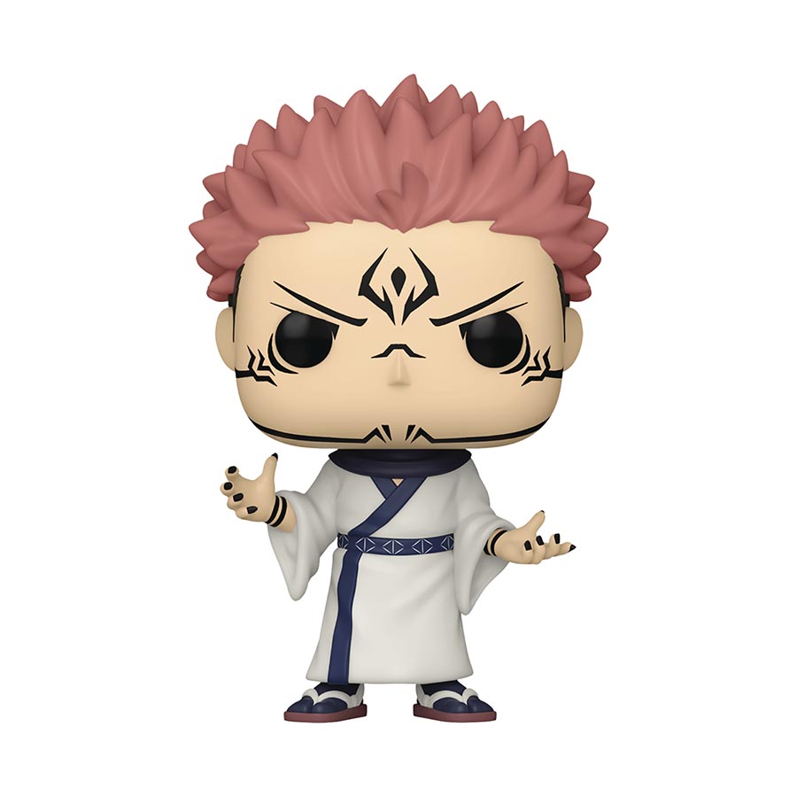 POP Animation Jujutsu Kaisen Sukuna In Kimono Vinyl Figure