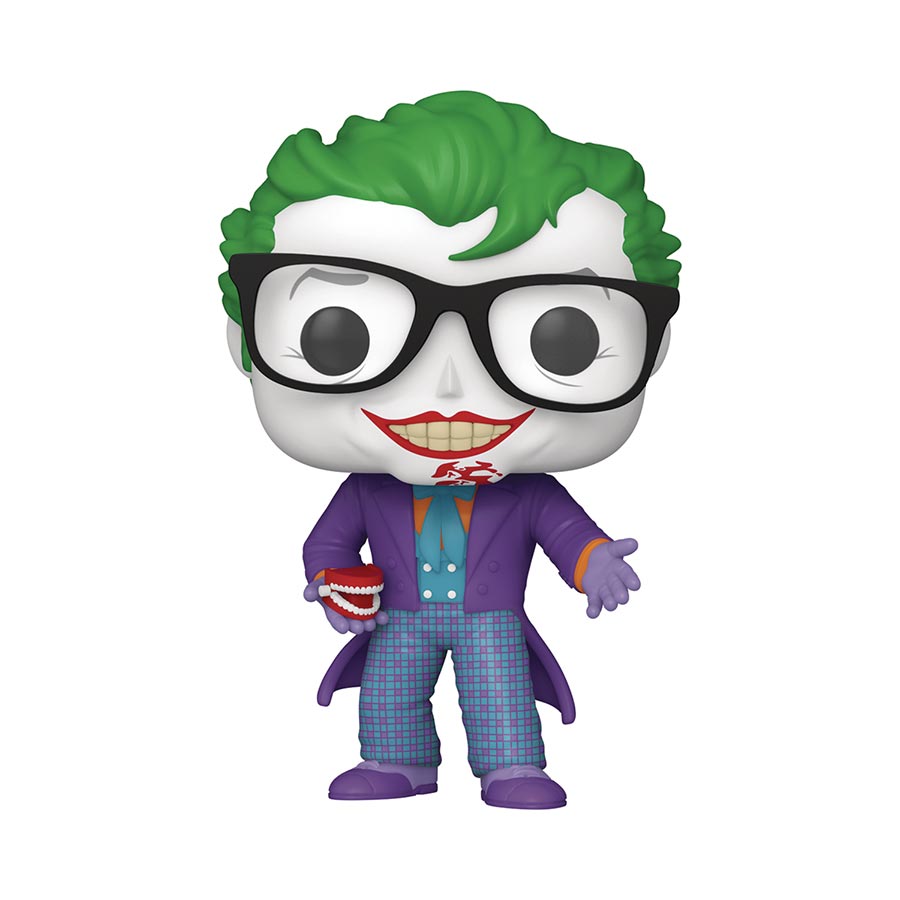 POP Movies Batman 85th Anniversary The Joker (1989) With Teeth Vinyl Figure