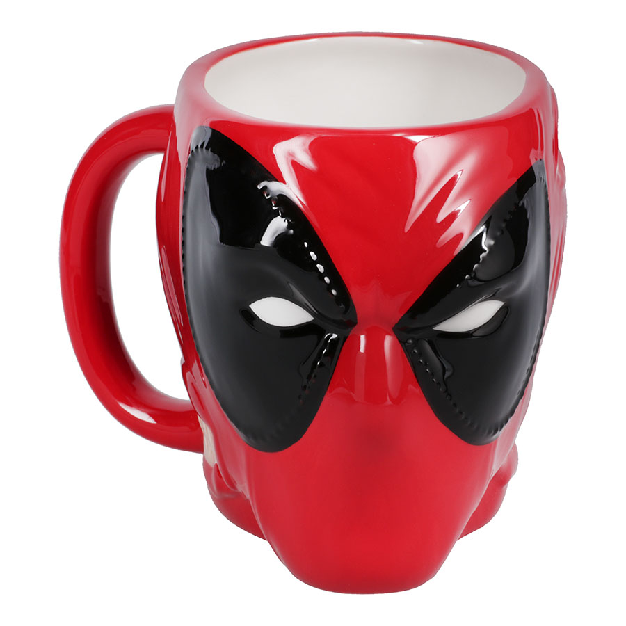 Deadpool Shaped Ceramic Mug