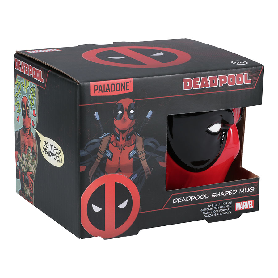 Deadpool Shaped Ceramic Mug