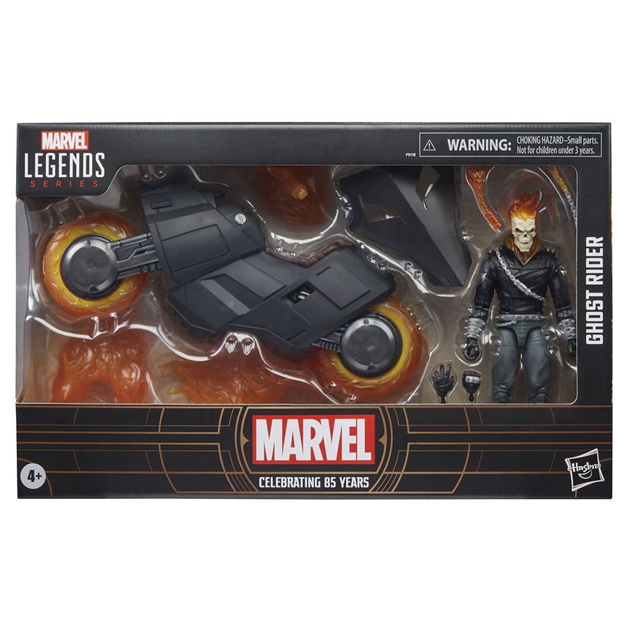 Marvel Legends 85th Anniversary Ghost Rider With Cycle 6-Inch Action Figure