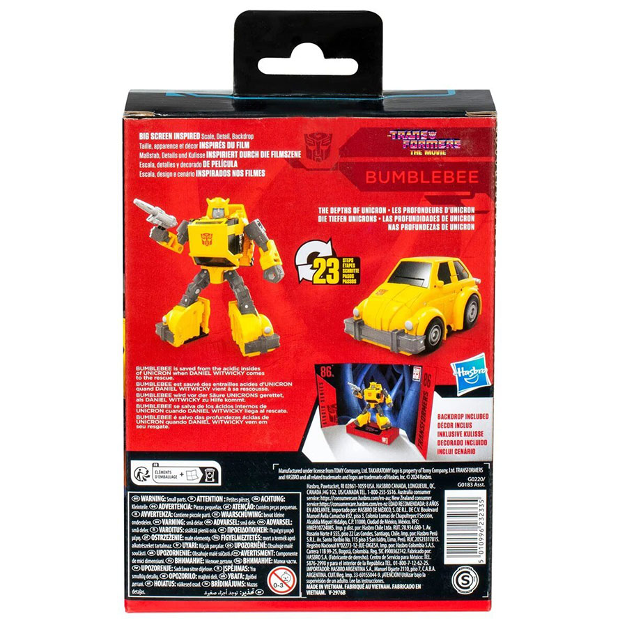 Transformers Studio Series Deluxe Transformers The Movie 86 Bumblebee Action Figure