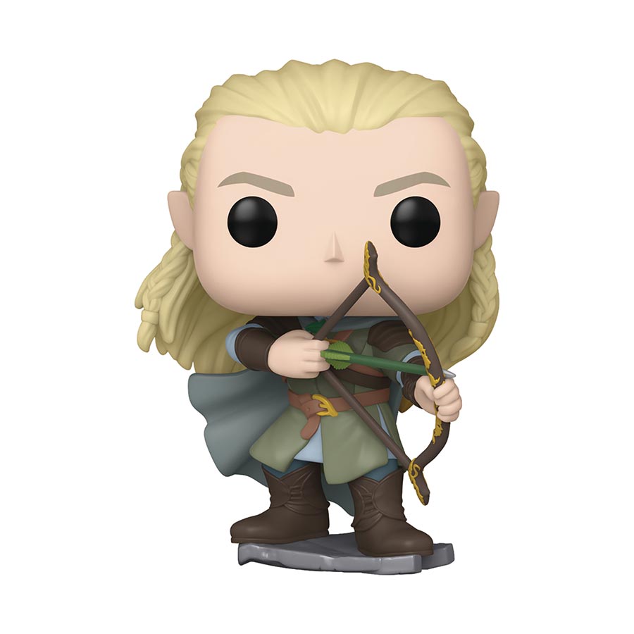 POP Movies Lord Of The Rings Legolas Greenleaf With Bow And Arrow Vinyl Figure