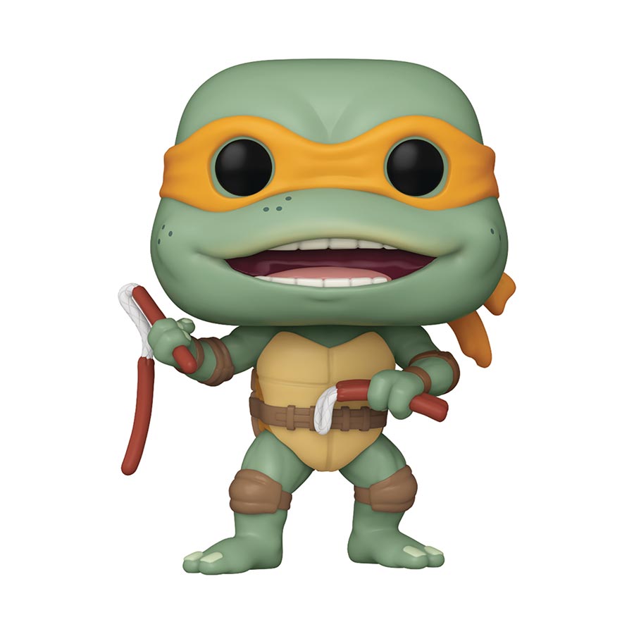 POP Movies Teenage Mutant Ninja Turtles Michelangelo With Sausage Link Nunchucks Vinyl Figure