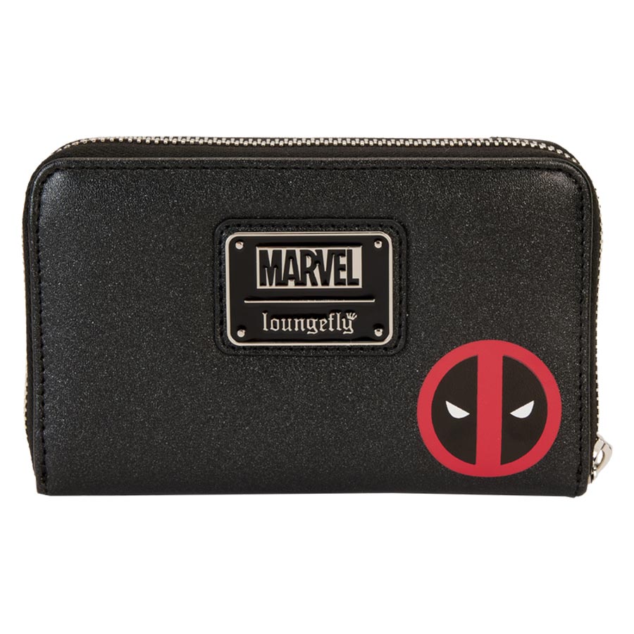Funko Loungefly Metallic Deadpool Cosplay Zip Around Wallet