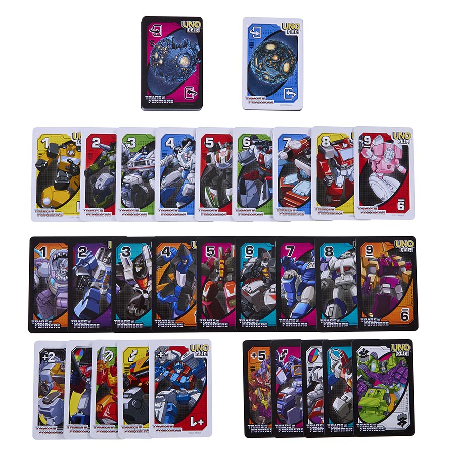 UNO Flip Transformers Card Game