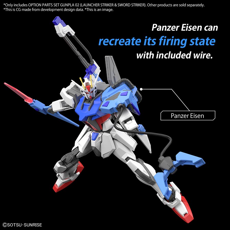 Option Parts Set Gunpla Kit #02 - Launcher Striker & Sword Striker